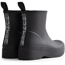 【新品・未使用品】HUNTER ユニセックス プレイショートトラベルブーツ 黒 楽天市場】HUNTER ハンター 【ユニセックス】プレイ ショート