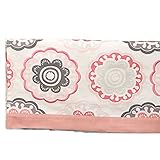 DwellStudio Crib Skirt Zinnia Rose [並行輸入品]