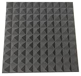 吸音 防音 断熱 材 4枚入り 楽器 音楽 練習 大音量 でも 安心 壁に貼る 静か 軽量 ブラック 500mm×500mm×50mm