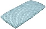 Kushies Changing Pad Fitted Sheet Flannel, Octagon Turquoise by Kushies
