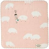 シンジカトウ メルシールポ タオルチーフ ピンク SKTC036-02