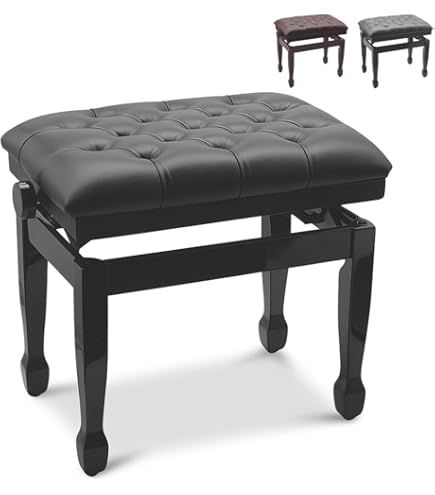 【入手困難】ピアノ椅子 Amazon.co.jp: XJ ピアノ椅子 イス PianoBench 座面39×57.5cm 高