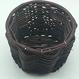 BETONG SAKAI -Garden Decorative Wood Woven Flower Plant Pot ,Handmade (A)