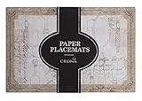 C.R. Gibson QGP-14381 Perfect Setting 50 Count Paper Placemats [並行輸入品]