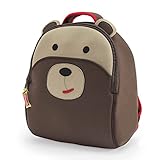 Dabbawalla Bags Preschool and Toddler Bear Backpack, Brown by Dabbawalla Bags