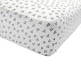 Burt's Bees Baby Honeybee Print Fitted Crib Sheet - Blueberry by Burt's Bees Baby [並行輸入品]