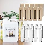ハーバリウム オイル 2000ml ＋ ハーバリウム用ビン 10本 ＋ 専用ケース10個 お得セット (円柱瓶10本)