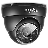 Sannce security cameras,720P AHD Cameras 1.0MP 1/4 "color CMOS sensor, 24 LED Black infrared light, 