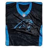 The Northwest会社NFL Carolina Panthers Jersey Raschel Throw、50-inch by 60-inch