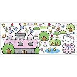 ウォールステッカー キャラクター [ハローキティ プリンセスキャッスル] ルームメイツ RoomMates 壁紙シール ウォールシール はがせる DIY 壁紙 シール