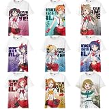 [TGHSJT] Tシャツ LoveLive Superstar 半袖 ラブライブ スーパースター 絢瀬絵里 東條希 西木野真姫 星空凛 小泉花陽 矢澤にこ コスプレ衣装 カジュアル 記念シャツ 痛い服 3Dプリント 肌着 快適 男女兼用 (4XL,7) [並行輸入品]