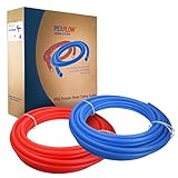 PEXFLOW Pex管キットwith 1 / 2インチx 100 'コイルレッドとブルー飲料水Pex管コンボ 1/2 inch PXKT-RB30012 1