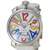 新品 ガガ ミラノ GaGa MILANO MANUALE ACCIAIO 48ミリ 白/マル...