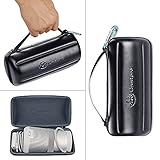 For Bose SoundLink Revolve+ Plus キャリングケース 保護ケース 専用のケース,EVA BOSEのサウンドリンク Revolve+ Bluetoothスピーカー 対応 収納ポーチバッグ 収納ケース (ブラック)