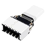 USB C - Type E アダプター - USB C オス - Type E メス、Type-C - 内部 USB アダプター | USB 3 タイプ E - タイプ C 延長アダプター 高速 USB 3、20Gbps 拡張、タイプ E - タイプ C