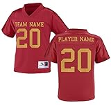 カスタムKamal OhAVA幼児用レプリカFootball Jersey ( Personalized前面と背面) レッド