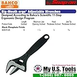Bahco 9029 R US 6-Inch Wide Mouth Adjustable Wrench [並行輸入品]