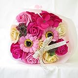 フレグランス フラワー 誕生日プレゼント 女性 花 造花 サンモクスイが販売 (ブーケ ガーベラ ピンク)