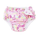 アイプレイ 水着 スイムパンツ ベビー 水遊びパンツ (サイズ：6m、カラー：Light Pink Dragonfly Flora) iplay [並行輸入品]