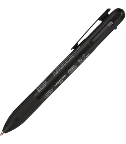 Stalogy 4 Functions Pen, 0.7mm, Black – Made In Japan UK - View #6