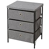 山善(YAMAZEN) 収納ボックス付きラック 3段 グレー JBR-3(GY)