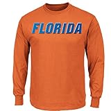 NCAAフロリダ大学のCollege Long Sleeve Basic Tee 3L オレンジ