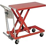 TRUSCO(トラスコ) ハンドリフター 150kg 400X720 オレンジ HLF-S150