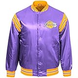 NBA Youth Boys The Enforcerレトロサテンジャケット L パープル