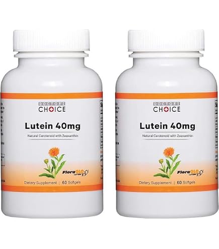 Amazon | ドクターズチョイス 天然 ルテイン 40mg ゼアキサンチン 