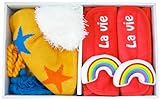 LaVie ラヴィ ギフトBOX ベルトカバー&ニット帽 レインボーセット