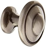 Berenson Euro Traditions Mushroom Cabinet Knob 1-3/16 Diameter Brushed Black Nickel [並行輸入品]