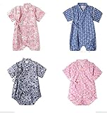 S'Mベビー甚平浴衣ベビーロンパース寝間着エロパジャマ和風P9