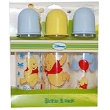 Disney Winnie the Pooh Boys and Girls Bottle 3 Pack (BLUE) by Disney [並行輸入品]