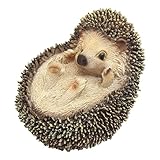 ガーデン オブジェ・置物 （ハリネズミ・仰向け） QYL-1110