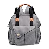 おむつ袋マタニティ寝袋大型防水ミイラバッグ旅行バックパック看護バッグ (Color : Black)
