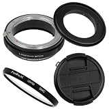 Fotodiox RB2A 67mm マクロリバースリングキット GとDXタイプレンズ絞り制御 52mmレンズキャップと52mmUVプロテクター付き Nikon D1 D1H D1X D2H D2X D2H D2H D2X D3X D3S D4 D100 D200 D300 D300S D70S 0、D8 00 D800E D40 D50 D60 D70 D70S D80 D40X D90 D3000 D3100 D3200 D5000 D5100 D7000 Fuji S1 S2 S3 S5