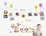 DIY Photo Frame Wall Stickers Gallery Decal Decor Babies Kids Wall Art Decals Wall Vinyl Love Cartoo
