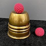 【手品 マジック】Super Chop Cup (Brass/Aged))/スーパーチョップカップ(ブラス製) 近景マジック道具 手品 道具