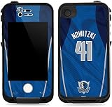 NBA Dallas Mavericks Lifeproof iPhone 4 / 4sスキン – Dirk Nowitzki Dallas Mavericks Jerseyビニールデカールスキンあな