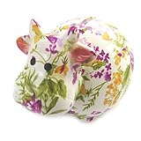 セラミック貯金箱' Sacré Vache 'liberty花。