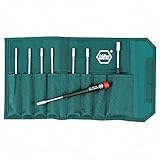 Wiha 26598 Nut Driver Set, Metric In Canvas Pouch, 8 Piece [並行輸入品]