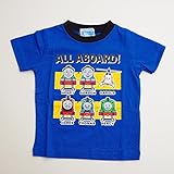 きかんしゃトーマス 半袖Tシャツ 90cm/95cm（56M004） (90cm, ブルー)