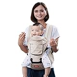 BEIDI抱っこひも　抱っこ紐多機能抱っこひもヒップシートキャリア赤ちゃんベビーキャリアーウエストキャリーチェアベルト　高品質コットン生地・簡単デザイン・疲労軽減・アニマルセピアグレイ・落下防止安全ベ