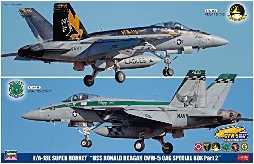 ハセガワ 1/72 F/A-18E スーパーホーネット USS ロナルド レーガン CVW-5 CAG スペシャルパック Part2 プラモデル SP343