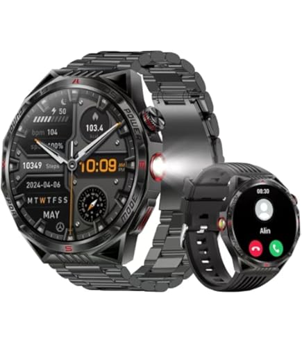 Amazon | スマートウォッチ 2025革新デザイン 【1.43インチAMOLED大  