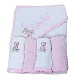 Myベビーフード付きタオルセット ピンク 1139-P