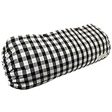 Jolie・Joie 抱っこ紐(だっこひも）収納カバー 【裏生地ブラウン】リバーシブル (茶無地×ギンガム白) 日本製 シッカリ生地