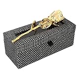 Buycrafty 24K Gold Dipped Natural Rose With Beautiful Box Best Gift for Valentine's Day, Mother's Da