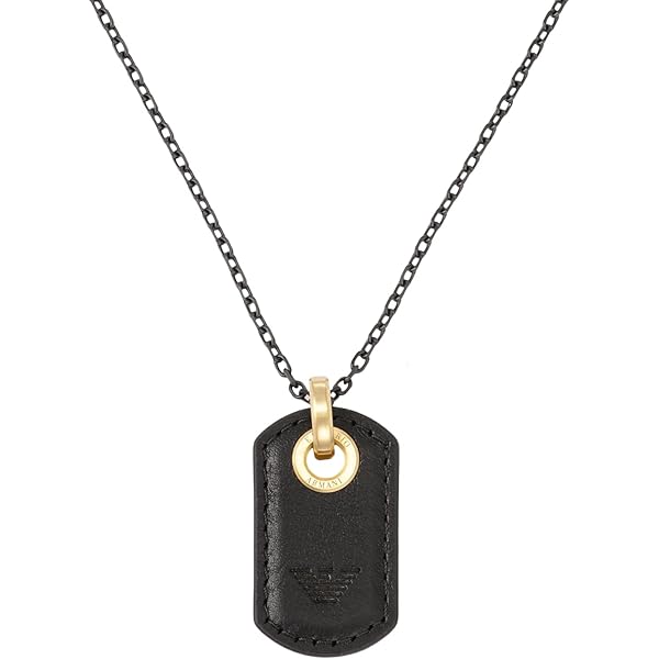 Amazon | [エンポリオアルマーニ] メンズ ネックレス ガンメタル