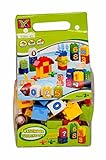 惑星のおもちゃ60ピースPreschool Building Blocks with Letters Numbersと画像